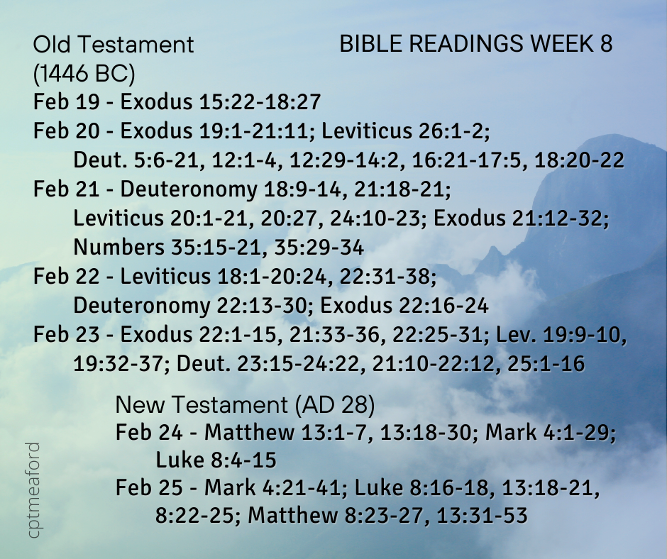 2024 Bible Plan - Week 8